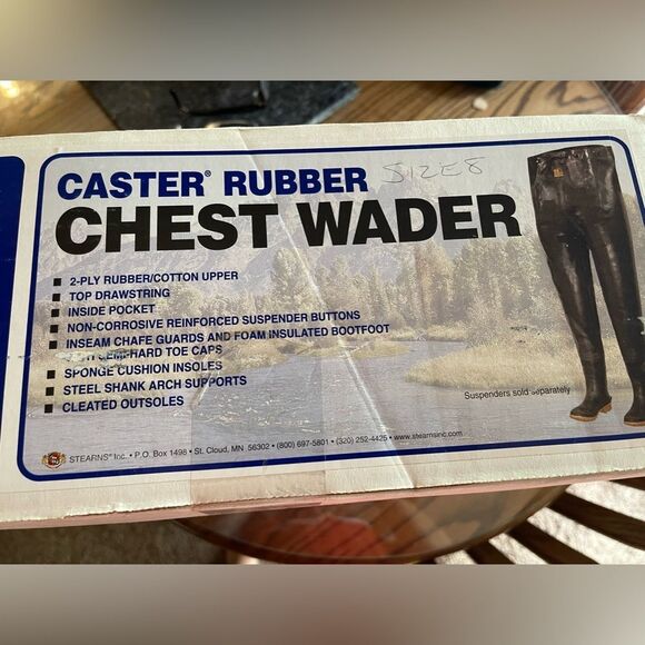 FISHING GEAR - WADERS SIZE 8 - Picture 1 of 5